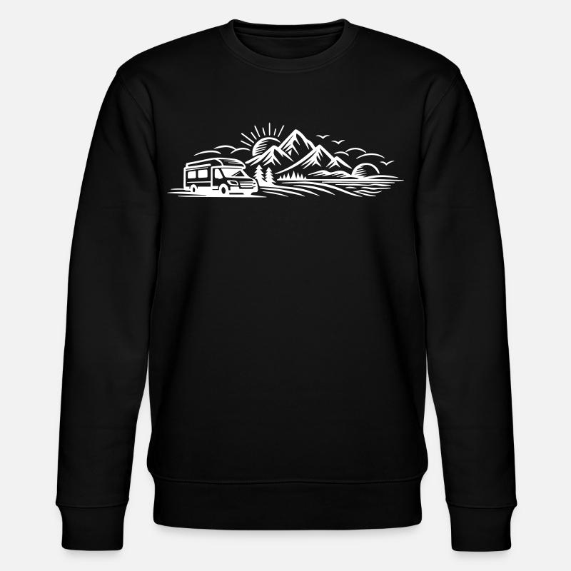 Camping - Sweat bio CHANGER Stanley/Stella Unisexe - noir