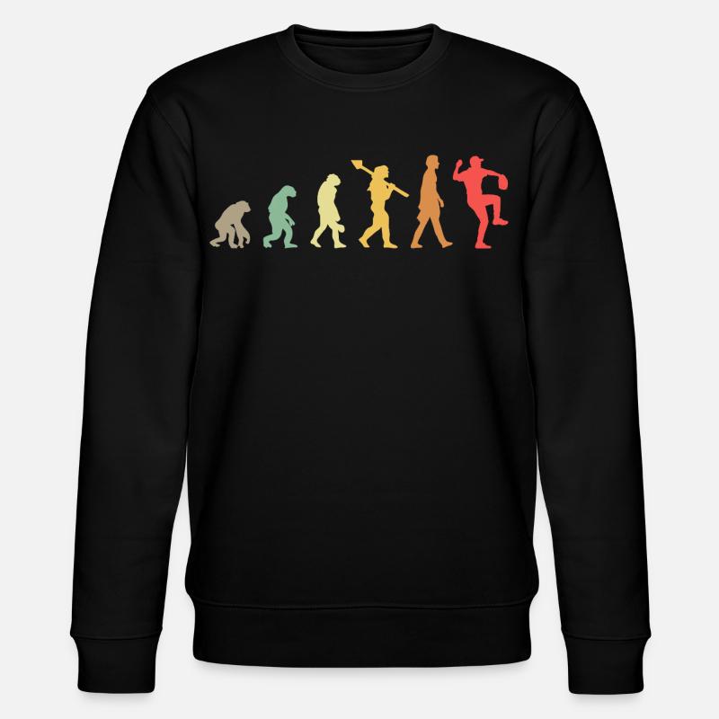 Baseball Evolution - Stanley/Stella Unisex Bio-Sweatshirt CHANGER  - Schwarz