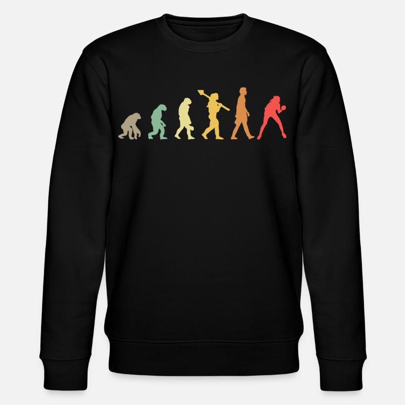 Table Tennis Evolution - Stanley/Stella CHANGER Unisex Organic Sweatshirt - black