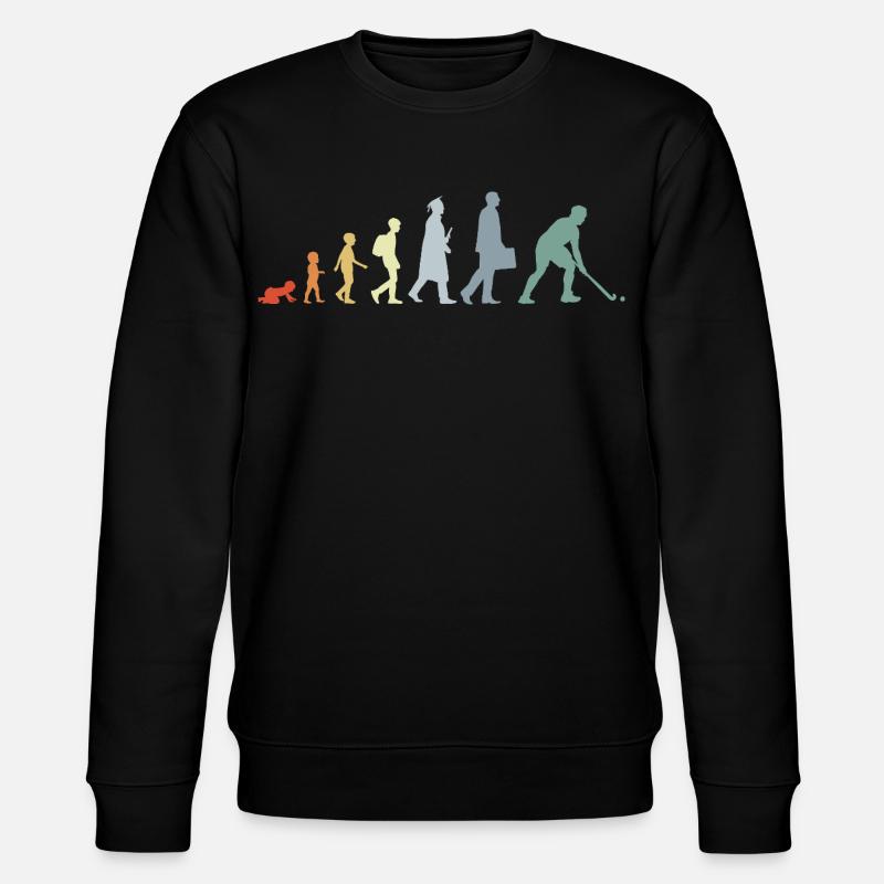 Hockey Evolution - Stanley/Stella CHANGER Unisex Organic Sweatshirt - black