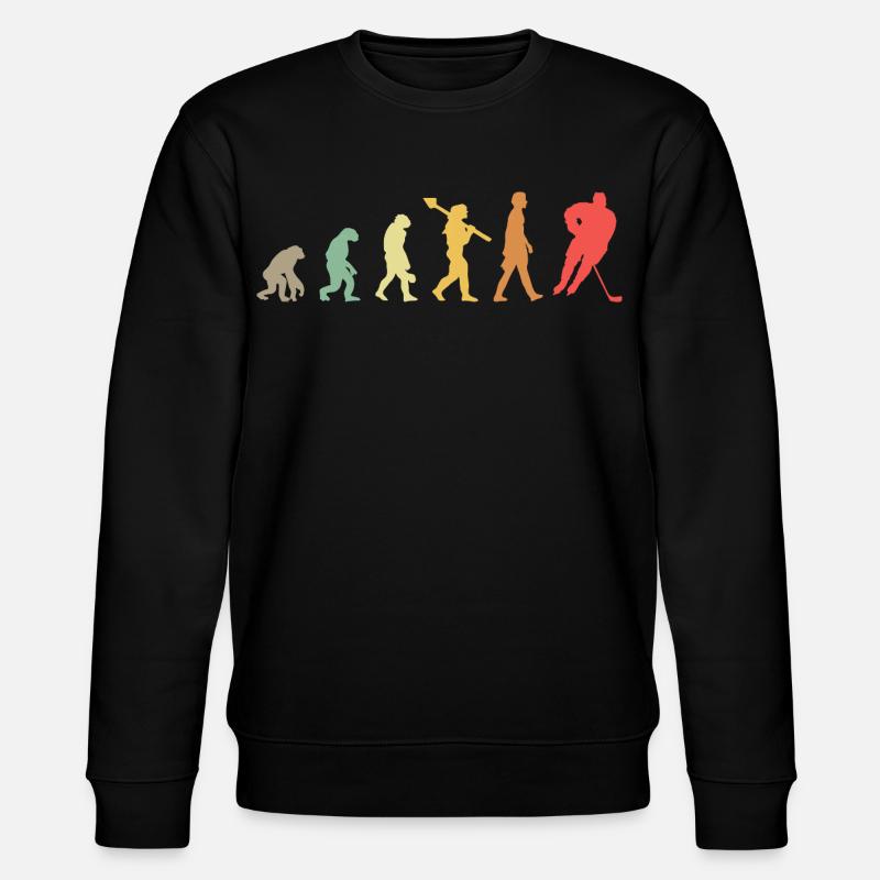 Evolution Hockey - Stanley/Stella Unisex Bio-Sweatshirt CHANGER  - Schwarz