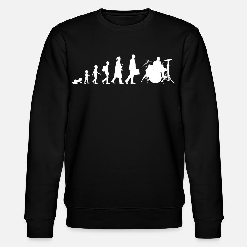 Drummer Evolution - Stanley/Stella CHANGER Unisex Organic Sweatshirt - black