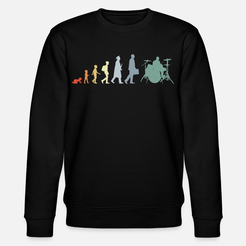 Évolution du batteur - Sweat bio CHANGER Stanley/Stella Unisexe - noir