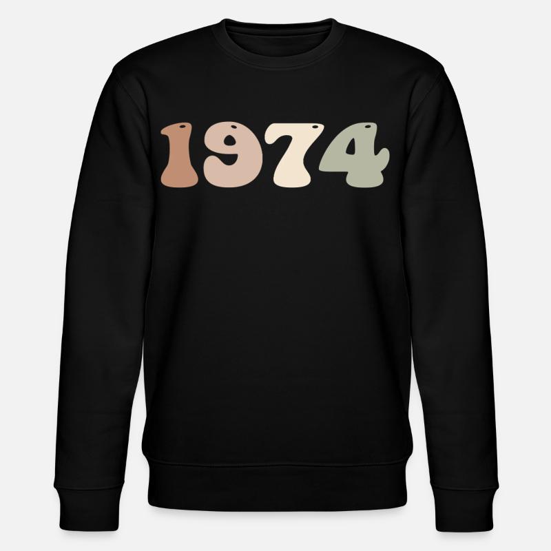 1974 - Stanley/Stella Unisex Bio-Sweatshirt CHANGER  - Schwarz