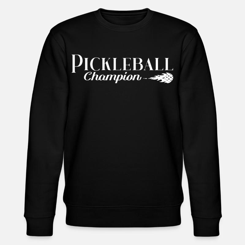 Pickleball - Stanley/Stella Unisex Bio-Sweatshirt CHANGER - Schwarz