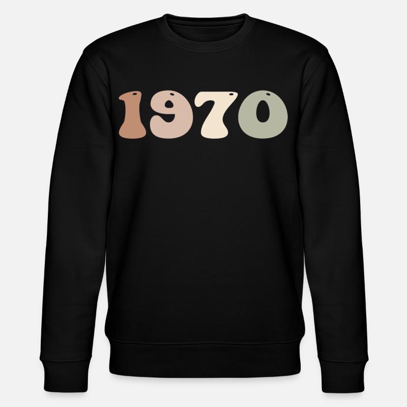 1970 - Stanley/Stella CHANGER Unisex Organic Sweatshirt - black