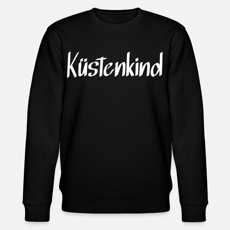 Küstenkind - Stanley/Stella Unisex Bio-Sweatshirt CHANGER  - Schwarz