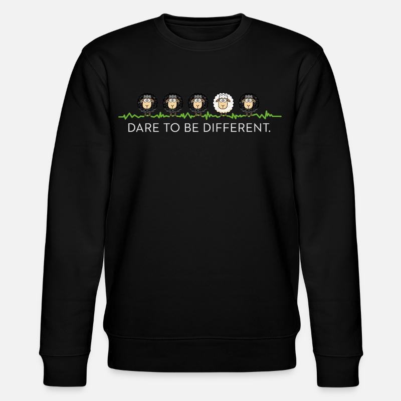 Être différent – Black Sheep - Sweat bio CHANGER Stanley/Stella Unisexe - noir