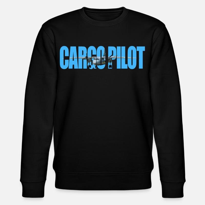Cargo pilot An-26 - Stanley/Stella Unisex Bio-Sweatshirt CHANGER  - Schwarz