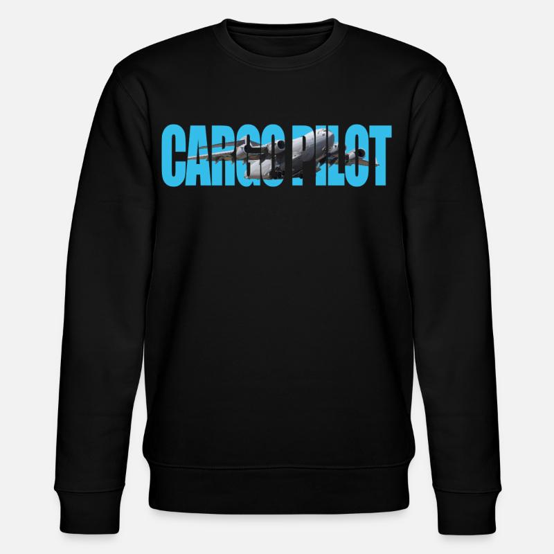 Cargo pilot C-17 - Stanley/Stella Unisex Bio-Sweatshirt CHANGER  - Schwarz