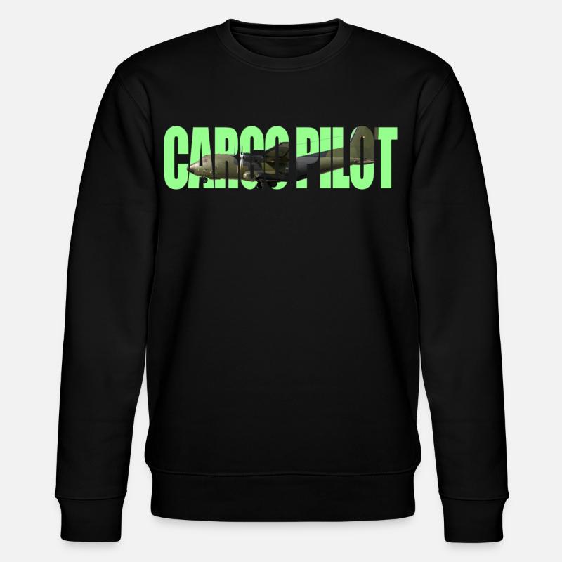 Cargo pilot C-160 - Stanley/Stella Unisex Bio-Sweatshirt CHANGER  - Schwarz