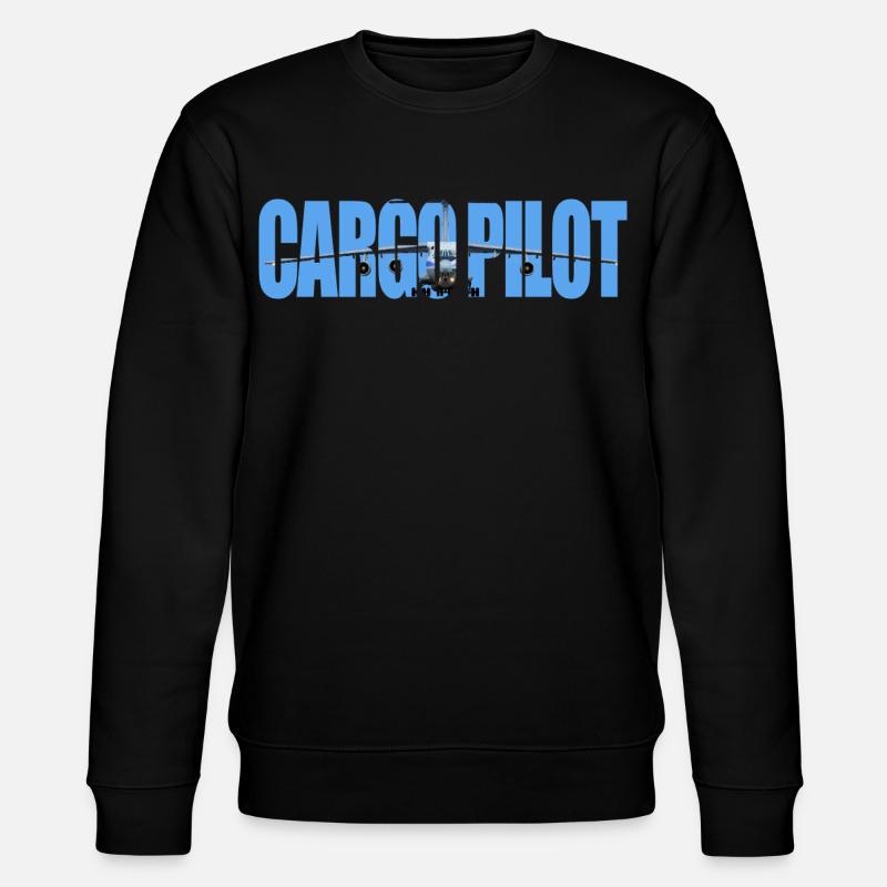 Cargo pilot IL-76 - Stanley/Stella Unisex Bio-Sweatshirt CHANGER  - Schwarz