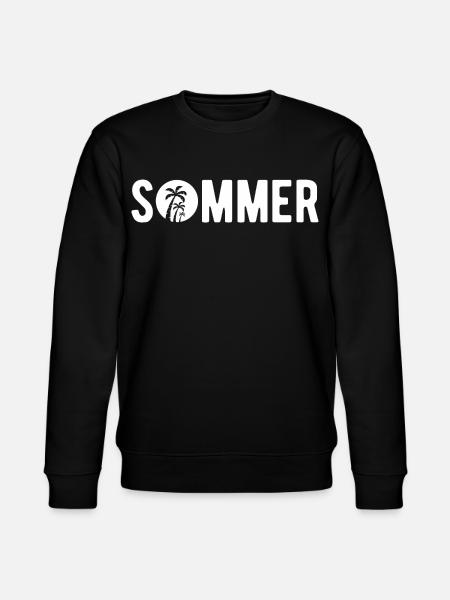 Endlich Sommer - Stanley/Stella Unisex Bio-Sweatshirt CHANGER - Schwarz