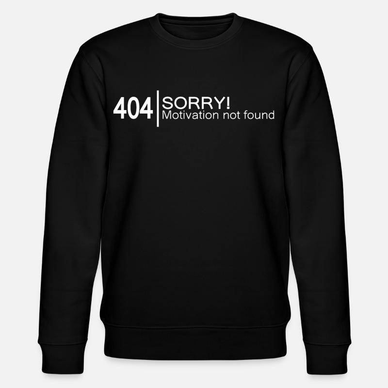 404 Sorry Motivation not found. - Stanley/Stella Unisex Bio-Sweatshirt CHANGER  - Schwarz