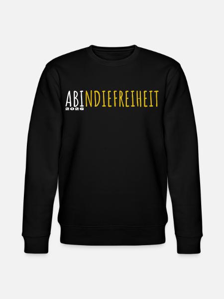 Off to freedom 2026 - Abitur - Matura - Stanley/Stella CHANGER Unisex Organic Sweatshirt - black