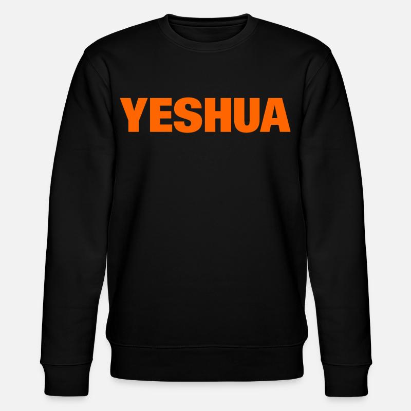 Jeschua - Stanley/Stella Unisex Bio-Sweatshirt CHANGER  - Schwarz
