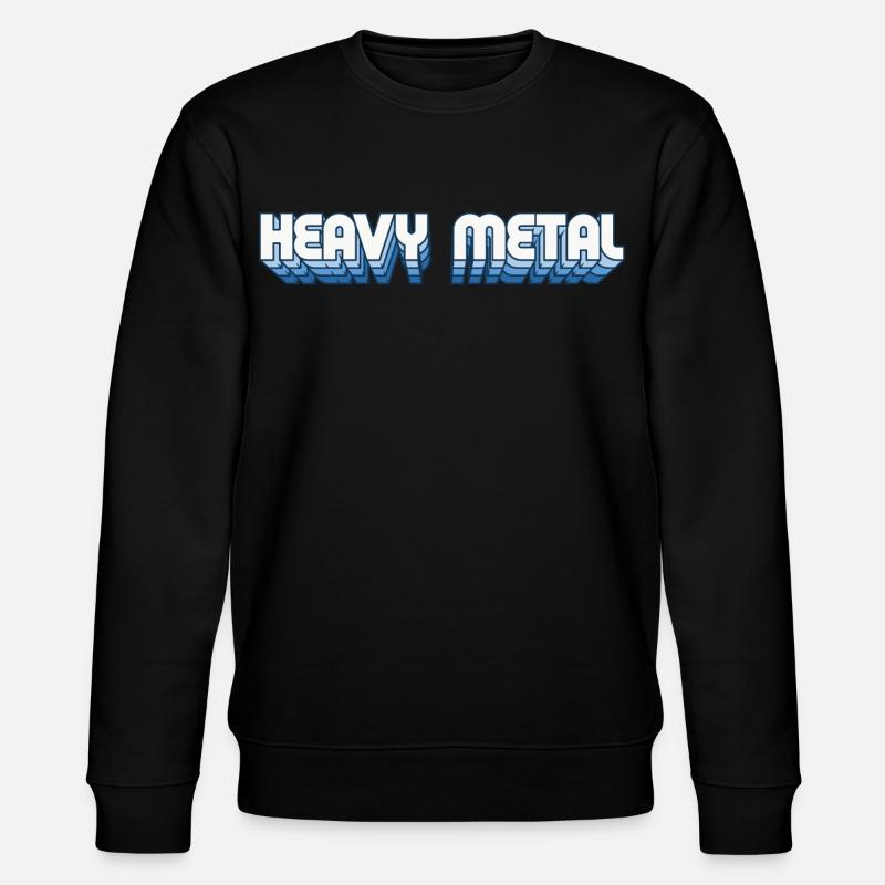 Heavy Metal Style Rétro Texte Logo - Sweat bio CHANGER Stanley/Stella Unisexe - noir