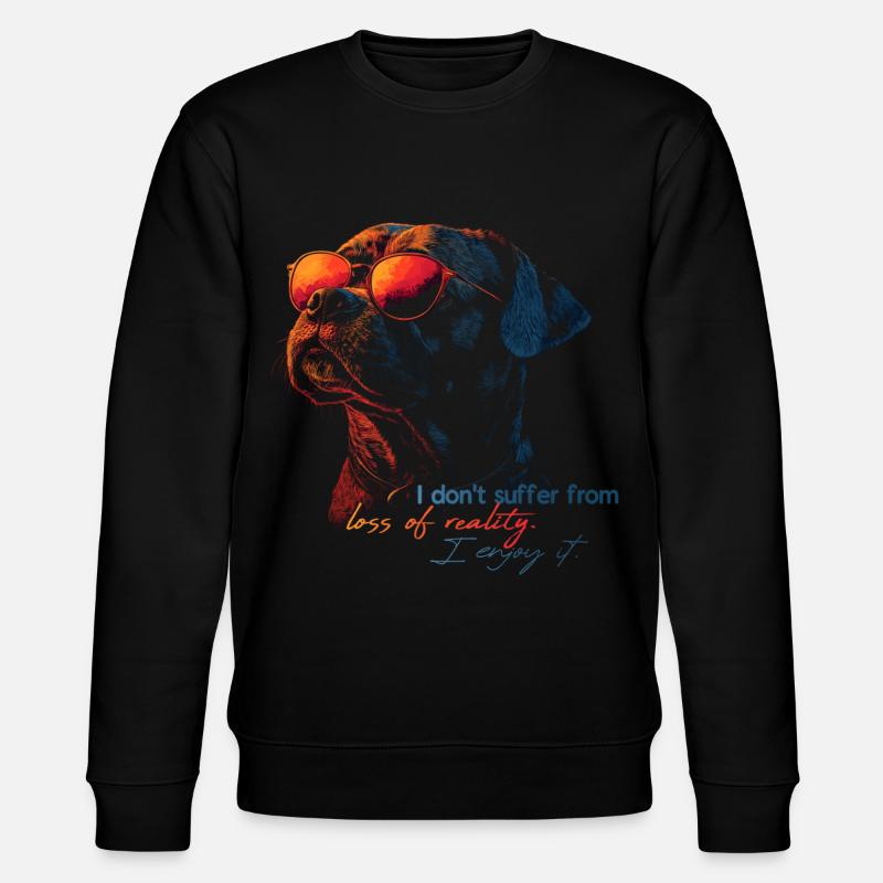 i don't suffer - Stanley/Stella Unisex Bio-Sweatshirt CHANGER  - Schwarz