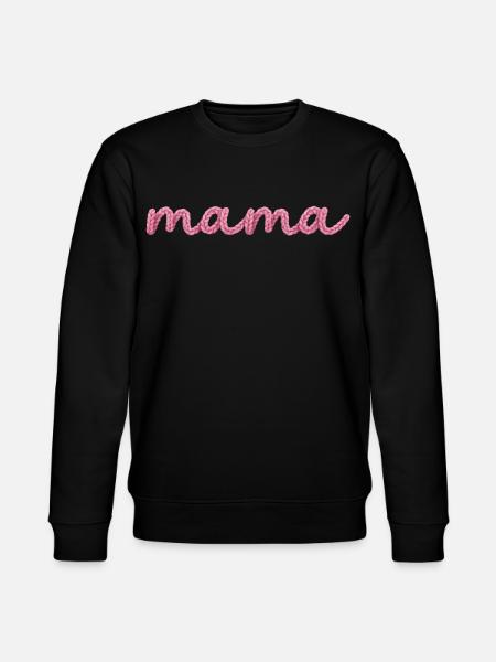 Mom - Stanley/Stella CHANGER Unisex Organic Sweatshirt - black