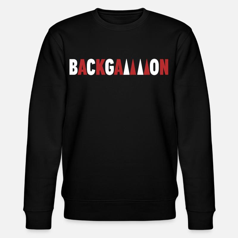backgammon - Stanley/Stella CHANGER Unisex Organic Sweatshirt - black