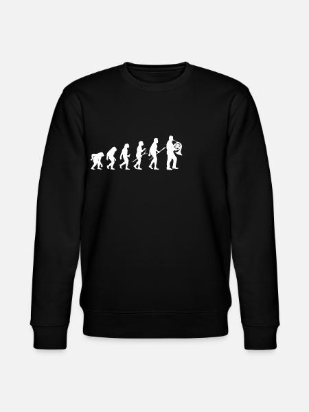 Hornist Evolution Waldhorn - Stanley/Stella Unisex Bio-Sweatshirt CHANGER - Schwarz