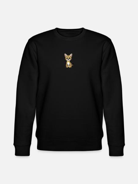 serval - Stanley/Stella CHANGER Unisex Organic Sweatshirt - black