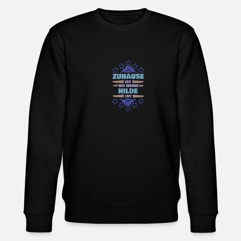 Gift for Hilde - Stanley/Stella CHANGER Unisex Organic Sweatshirt - black