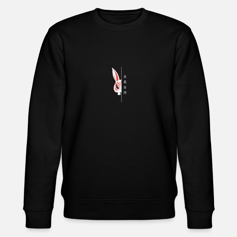 Masque de lapin japonais - Sweat bio CHANGER Stanley/Stella Unisexe - noir
