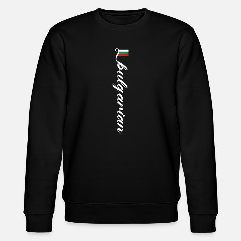 Bulgarien - Stanley/Stella Unisex Bio-Sweatshirt CHANGER - Schwarz