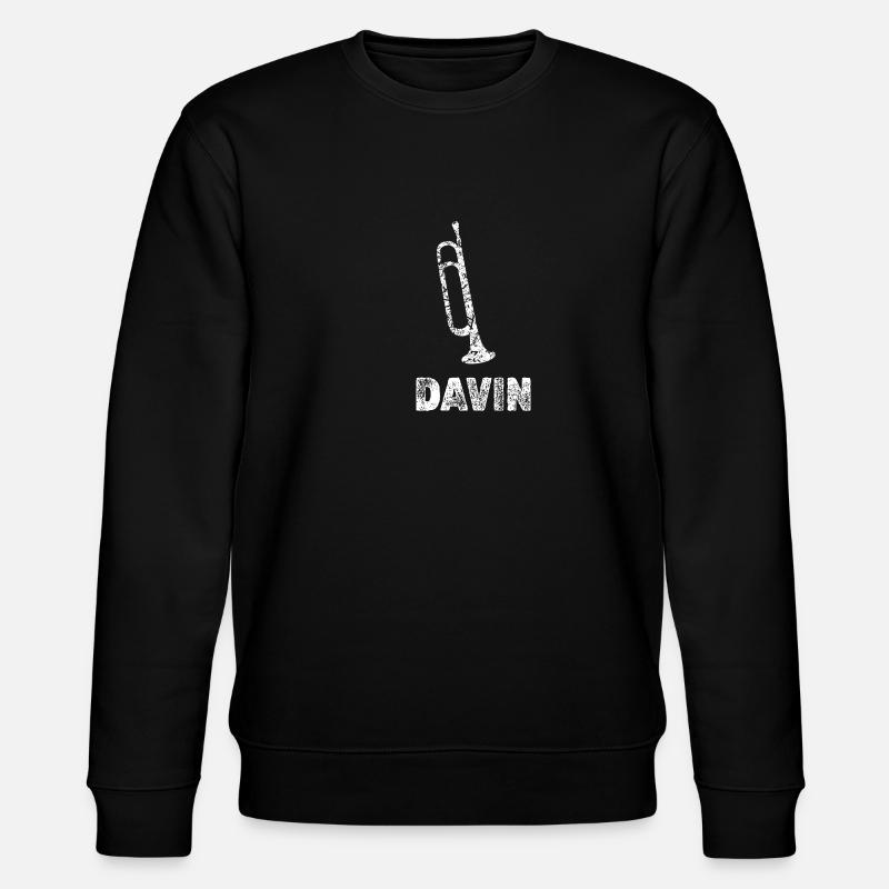 Blasmusik Davin - Stanley/Stella Unisex Bio-Sweatshirt CHANGER  - Schwarz