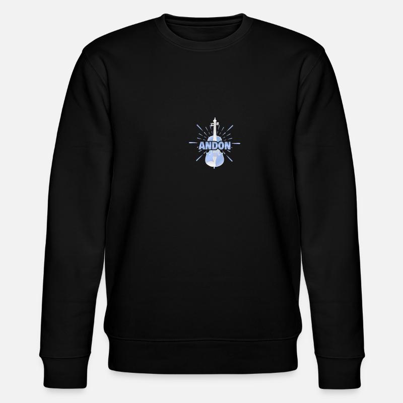 Andon as a given name - Stanley/Stella CHANGER Unisex Organic Sweatshirt - black