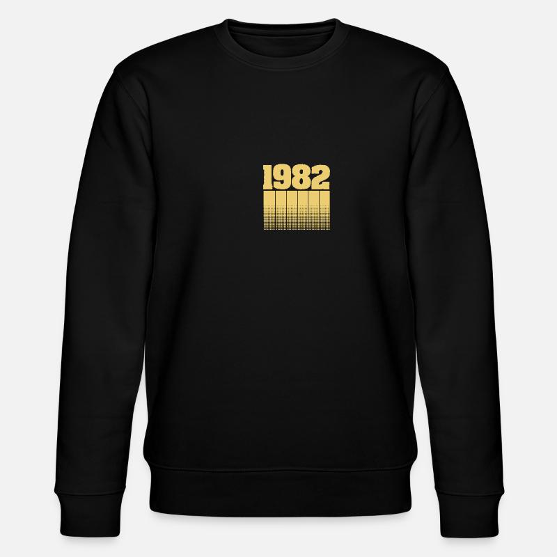 Né en 1982 - Sweat bio CHANGER Stanley/Stella Unisexe - noir
