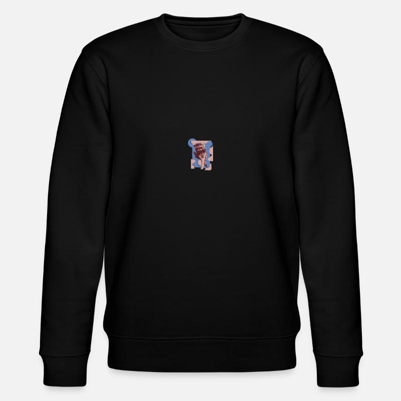 Wildtiere - Stanley/Stella Unisex Bio-Sweatshirt CHANGER  - Schwarz
