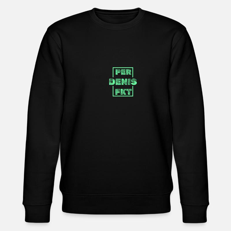 Denis als Denis - Stanley/Stella Unisex Bio-Sweatshirt CHANGER  - Schwarz