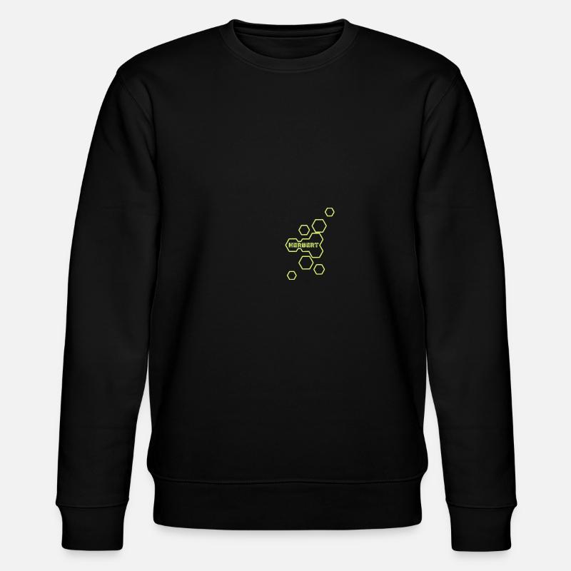Name Herbert - Stanley/Stella Unisex Bio-Sweatshirt CHANGER  - Schwarz