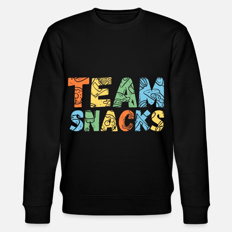 Team Snacks - Stanley/Stella Unisex Bio-Sweatshirt CHANGER  - Schwarz