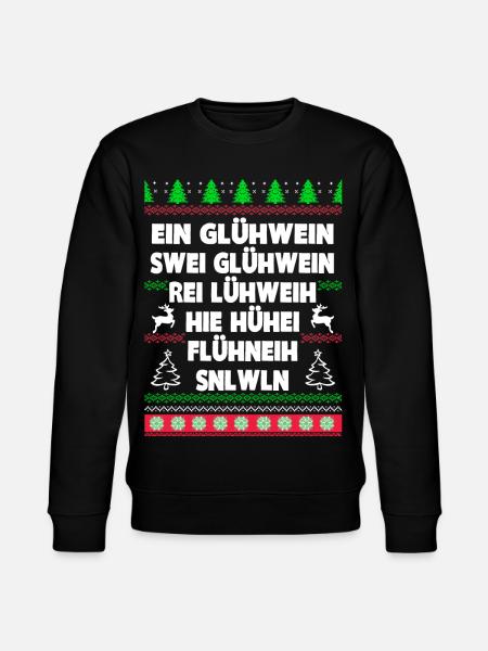 EIN GLÜHWEIN - Stanley/Stella Unisex Bio-Sweatshirt CHANGER  - Schwarz