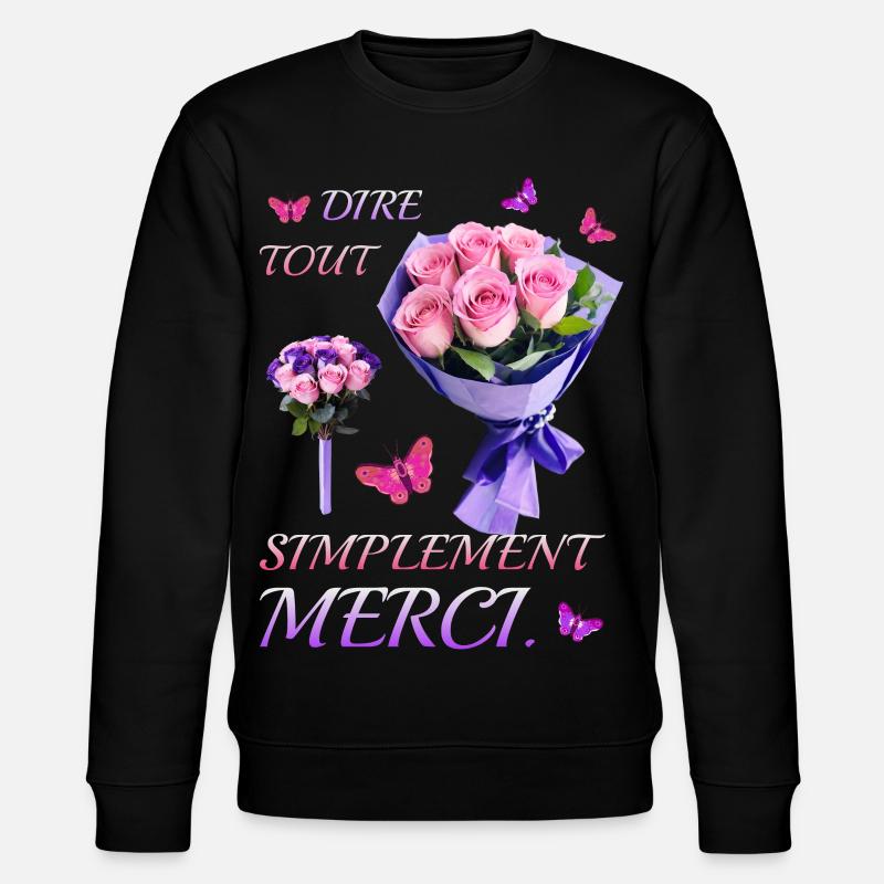 Dites simplement merci. - Sweat bio CHANGER Stanley/Stella Unisexe - noir