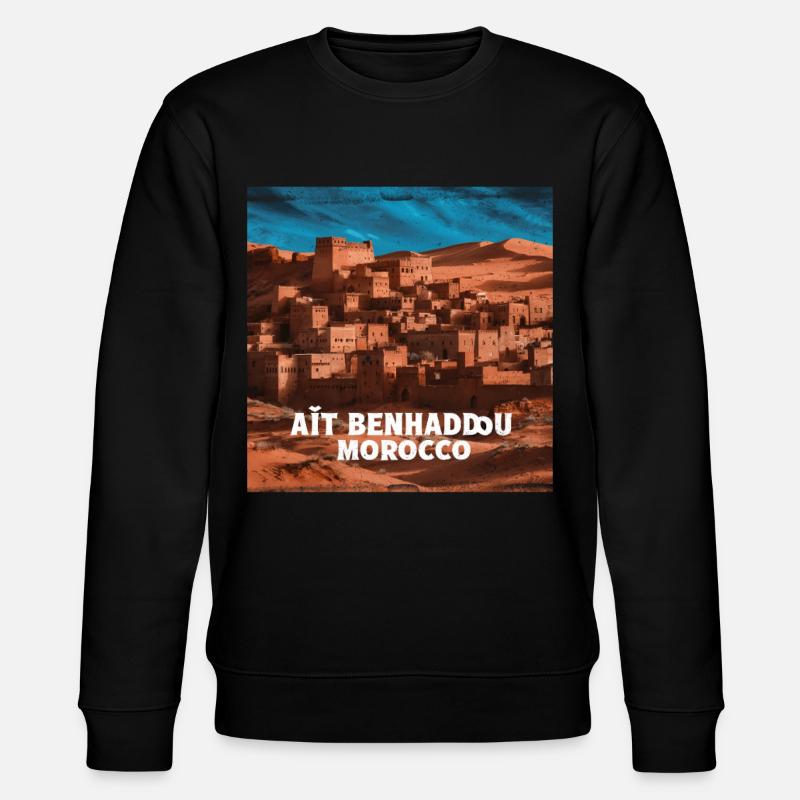 Aït-Ben-Haddou - Stanley/Stella Unisex Bio-Sweatshirt CHANGER  - Schwarz