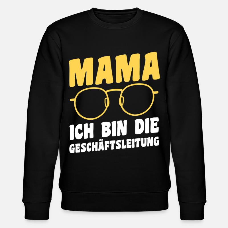 Geschäftsleitung Mutter Team Mama - Stanley/Stella Unisex Bio-Sweatshirt CHANGER - Schwarz