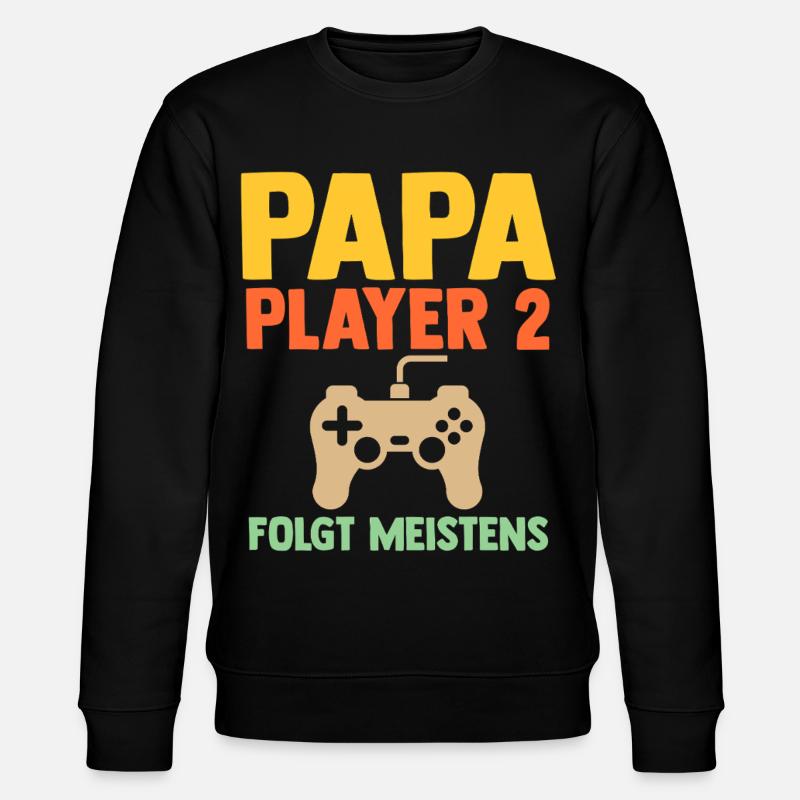 Père Équipe Papa - Sweat bio CHANGER Stanley/Stella Unisexe - noir