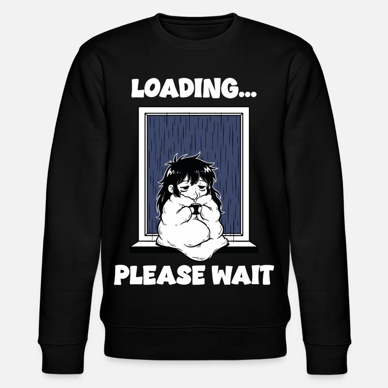 Pluie Loading Please Wait Manga Mood - Sweat bio CHANGER Stanley/Stella Unisexe - noir