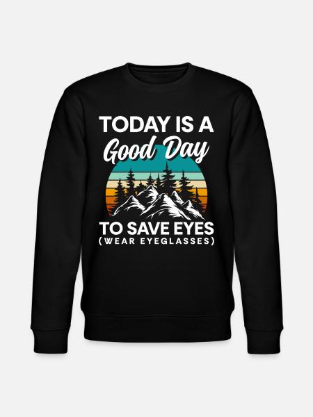 Glasses Spectacle Snake Opticians Opticians - Stanley/Stella CHANGER Unisex Organic Sweatshirt - black