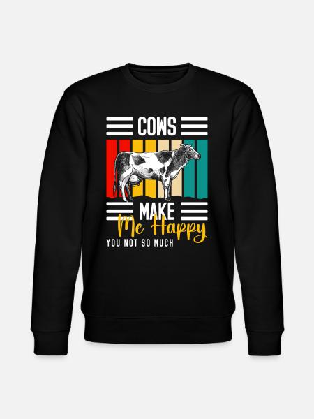 Cow Farmer - Stanley/Stella CHANGER Unisex Organic Sweatshirt - black