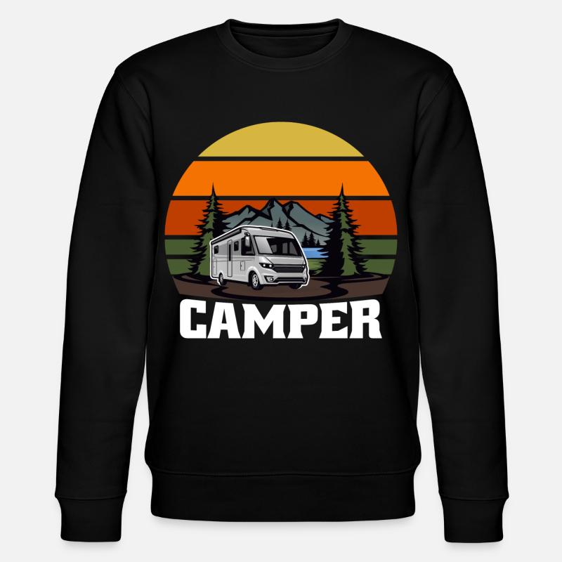 Cadeau Camper Camper Caravan - Sweat bio CHANGER Stanley/Stella Unisexe - noir
