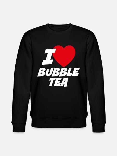 I Love Bubble Tea - Stanley/Stella CHANGER Unisex Organic Sweatshirt - black