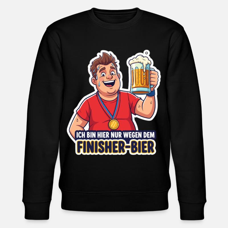 Finisher-Bier - Stanley/Stella Unisex Bio-Sweatshirt CHANGER  - Schwarz