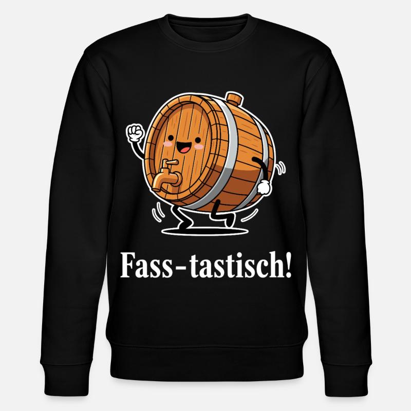 Barrel-tastic ! - Stanley/Stella CHANGER Unisex Organic Sweatshirt - black