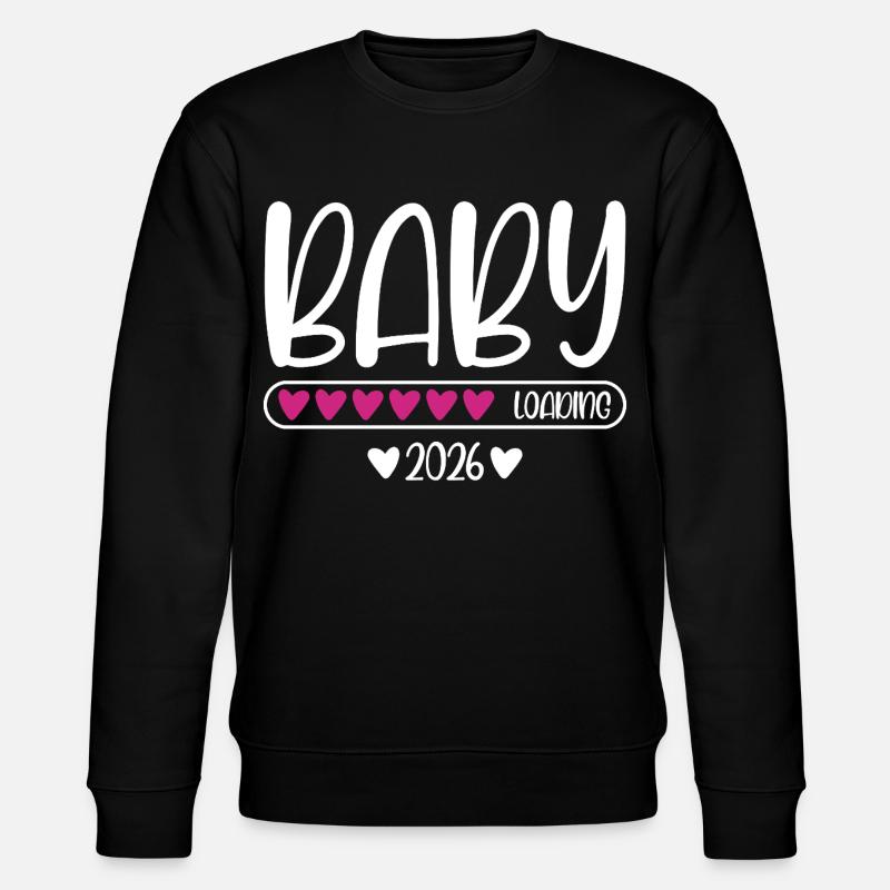 Baby 2026 loading - Stanley/Stella CHANGER Unisex Organic Sweatshirt - black