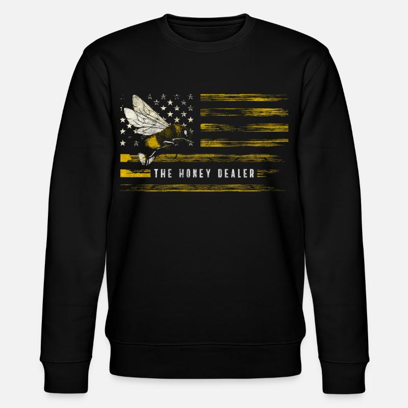 Bee Bumblebee Insect Bee - Stanley/Stella CHANGER Unisex Organic Sweatshirt - black